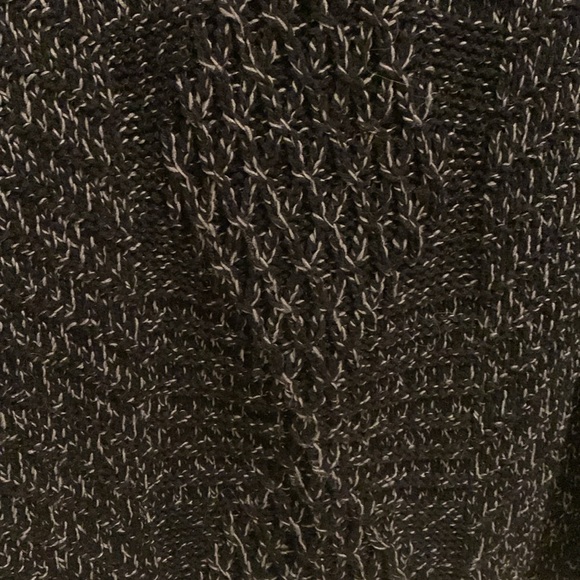 Roots Canada Dark Grey Turtle Neck Knit Poncho Women's One Size - Picture 4 of 5